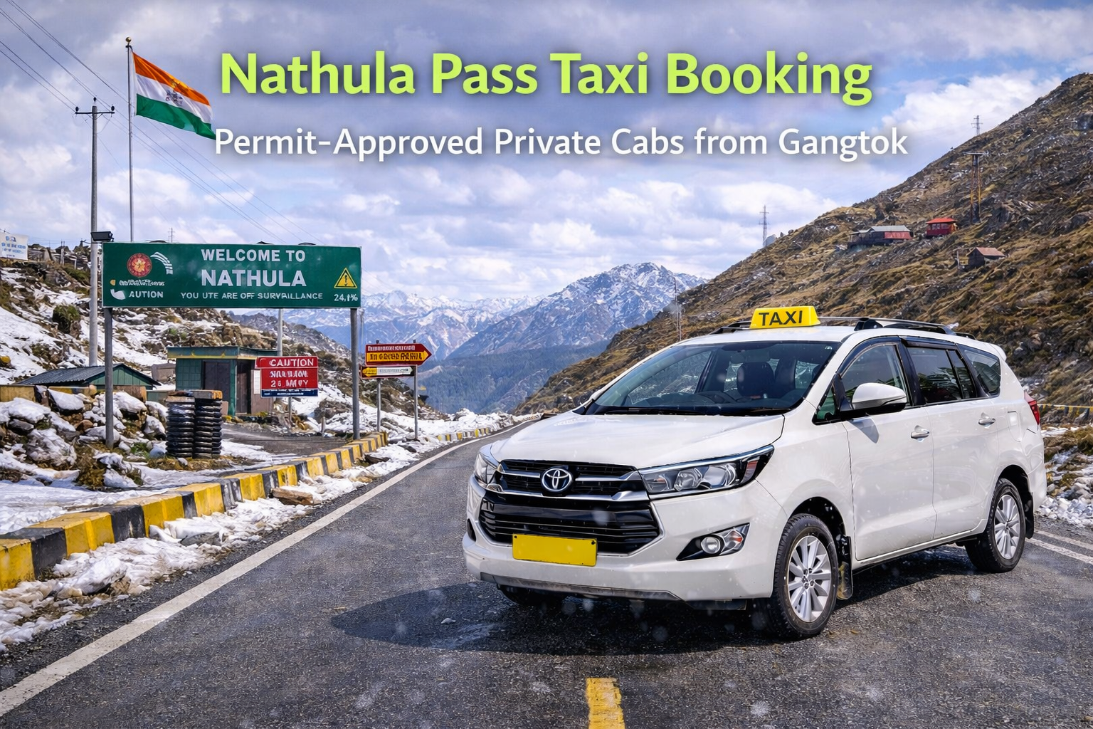 Nathula Pass Taxi Booking | Permit-Approved Private Cabs from Gangtok